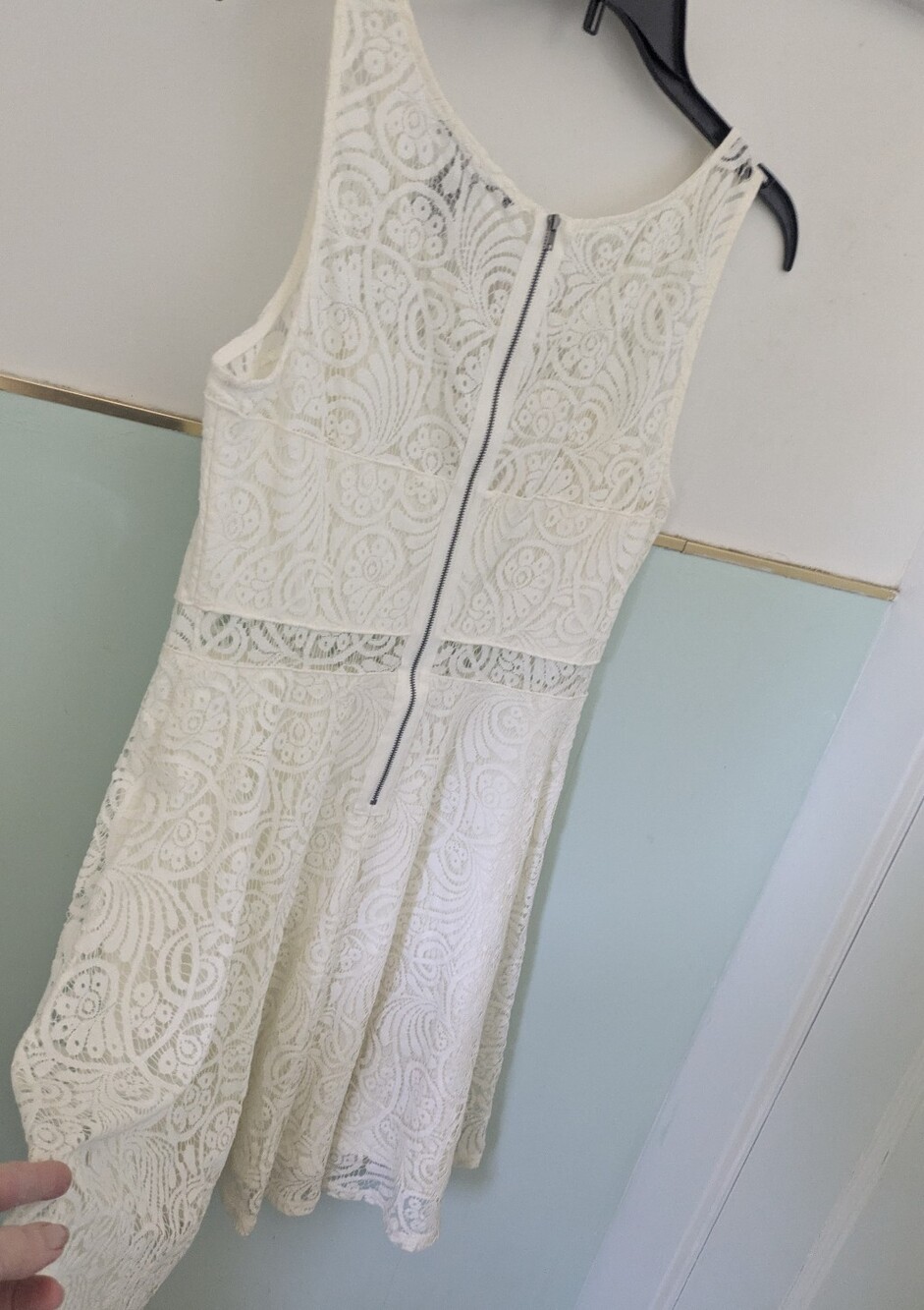 American Rag White Lace Mini Dress